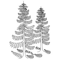 vals pine tree panel